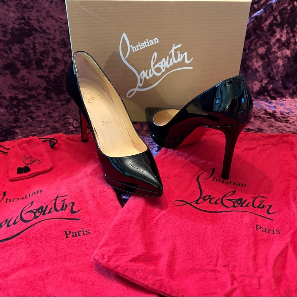 Christian Louboutin Patent Black Classic
